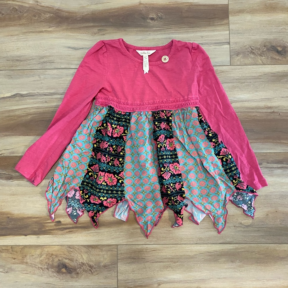Matilda Jane Poinsettia Top sz. 6